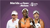 Mérida Open con el mejor cuatro de un torneo WTA 250 en México