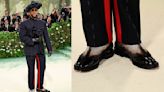 Bad Bunny Wears Margiela X Louboutin for Met Gala 2024 Red Carpet