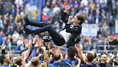 Simone Inzaghi, del Inter, elegido mejor entrenador de la temporada en Italia
