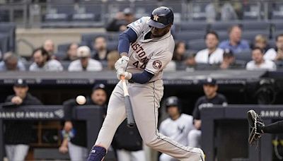 Astros avoid season sweep, use long HRs to trip Yanks | Arkansas Democrat Gazette