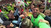 POV: You’re Ben Foster celebrating the moment Wrexham secure promotion