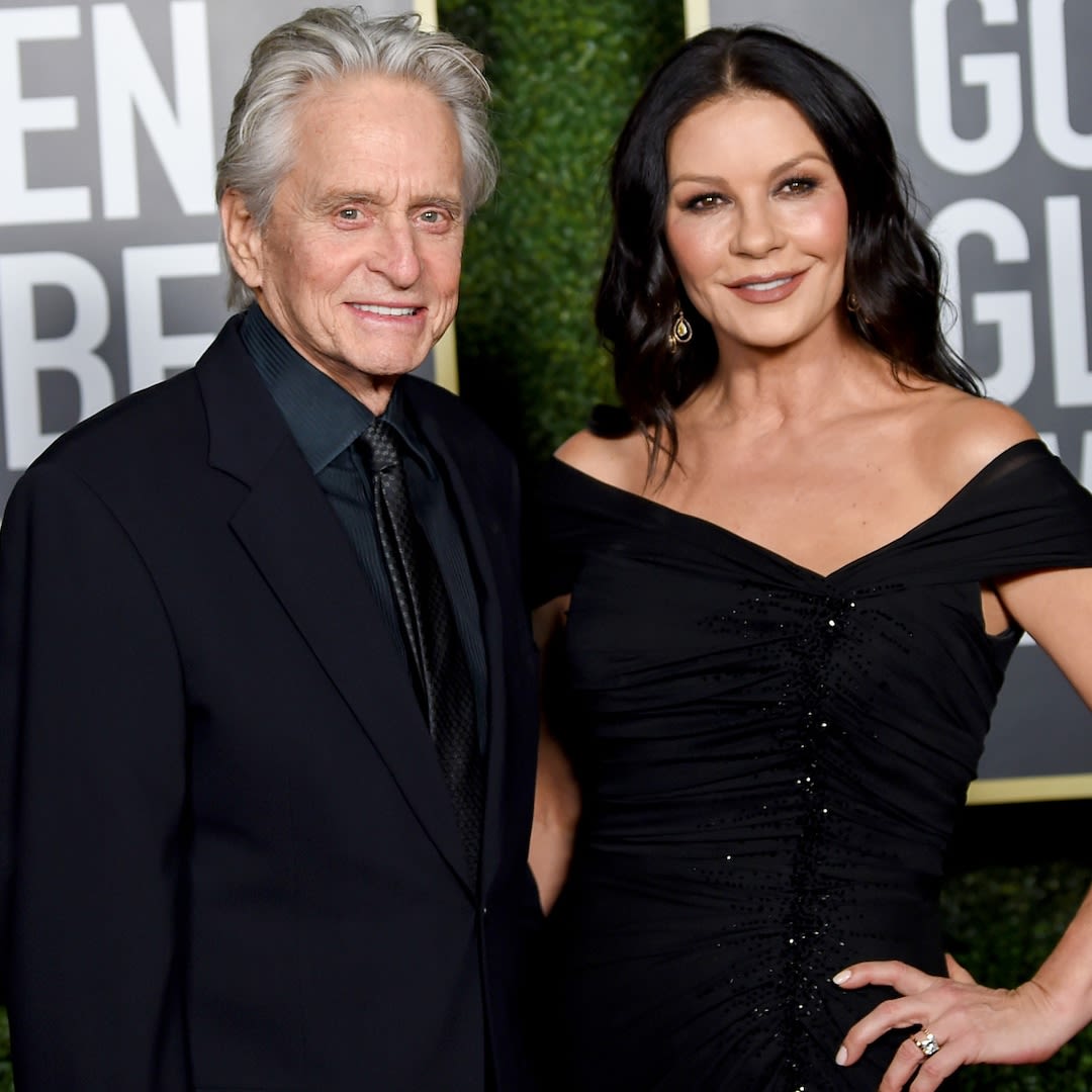 Michael Douglas Reveals Catherine Zeta-Jones Makes Him "Whip It Out" in TMI Confession - E! Online