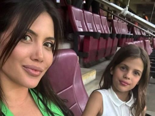 Wanda Nara se cambió el look con su hija Francesca y lucen iguales