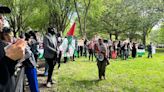 Dozens of pro-Palestinian protesters walk out of Yale graduation