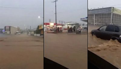 Así afecta la Tormenta Tropical Ileana a Baja California Sur antes de tocar tierra I VIDEOS