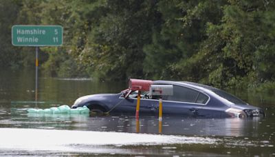 Texas flood map shows danger zones, live rainfall