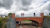 In pictures: New bridge opens as Shropshire canal restoration continues