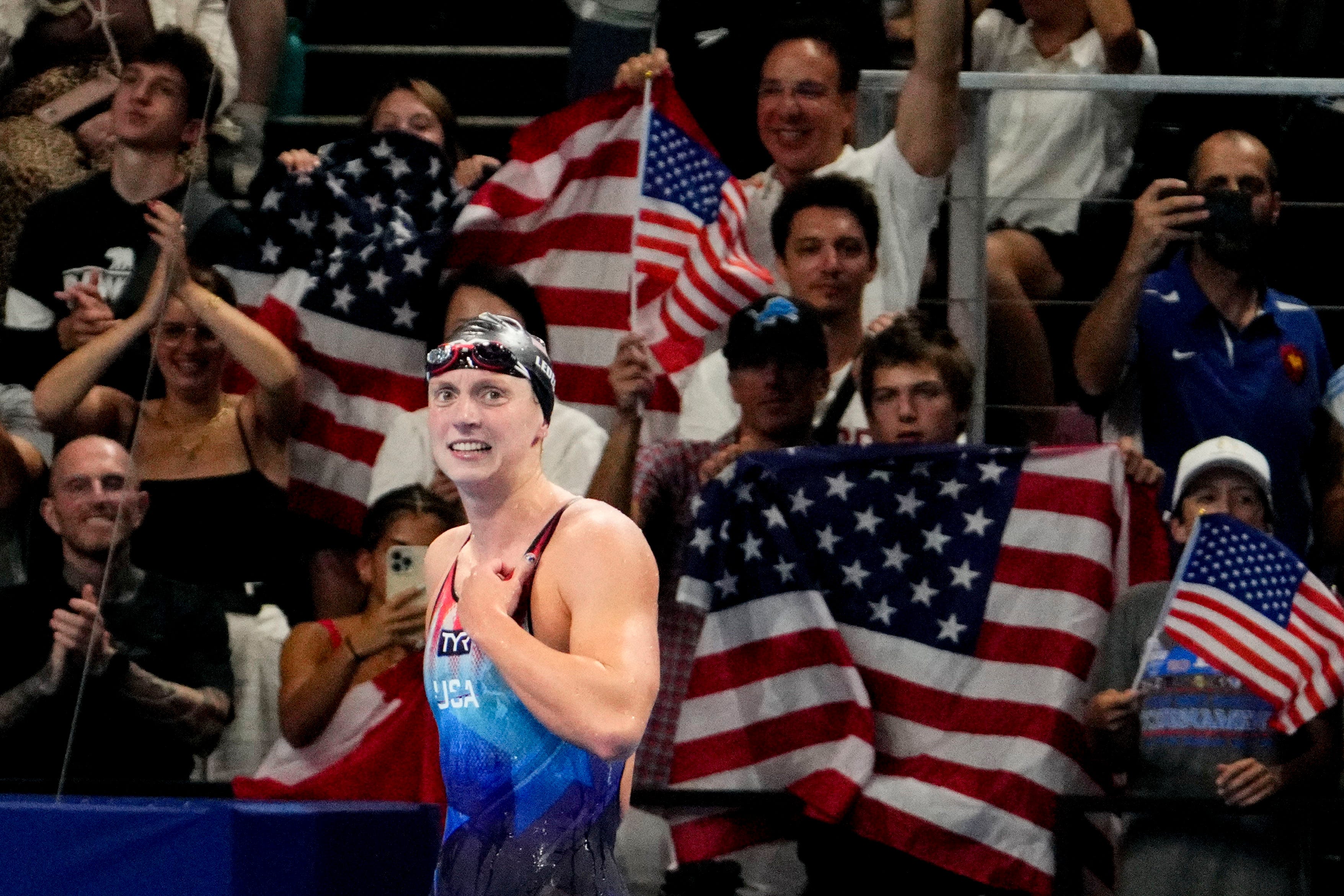 Paris Olympics live updates: Katie Ledecky wins gold again, USWNT makes quarterfinals