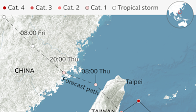 Three dead as Typhoon Gaemi makes landfall in Taiwan