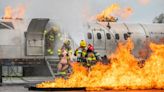 Airport undergoes 'live fire' training after contract switch