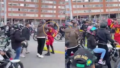 Grupo de motociclistas atacó a guardián de Ciclovía por negarse a dejarlos pasar por el carril exclusivo