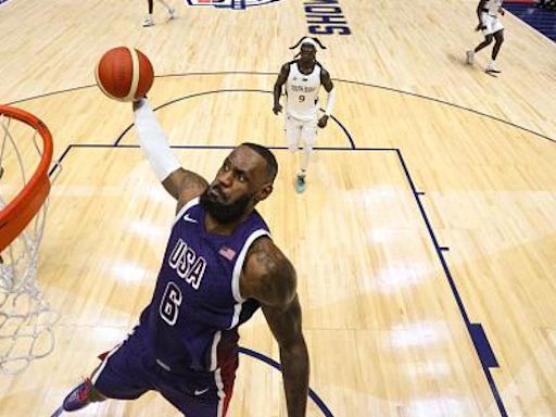 Team USA - LeBron James salvó al Dream Team de USA de la debacle con Sudán del Sur a segundos del final