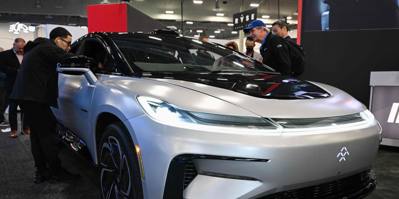 Faraday Future’s stock plunges, registering its largest-ever daily decline