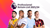 Premier League clubs publish 2023/24 retained lists