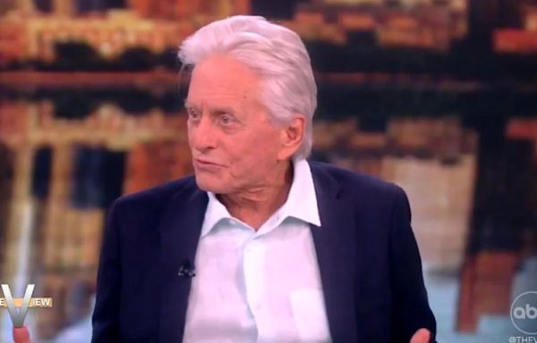 Michael Douglas Says George Clooney’s Op-Ed Telling Biden to Step Aside Makes a ‘Valid Point’ | Video