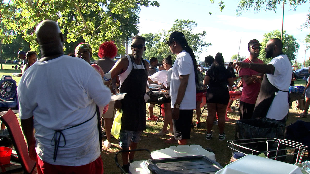 Local chef honors two children through free cookout, hundreds attend