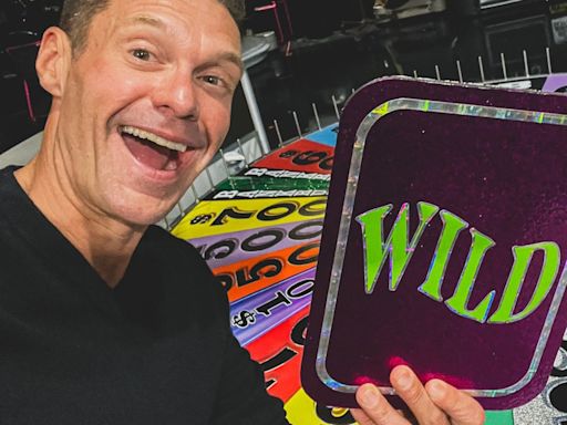 See Wheel of Fortune Host Ryan Seacrest During First Day on Set After Pat Sajak's Exit - E! Online