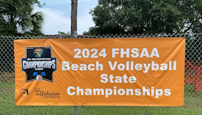 FHSAA Beach volleyball state tournament starts play hours after strong storm hits Tallahassee