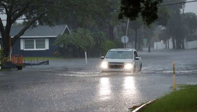 Tropical Storm Debby expected to rapidly strengthen to a Category 1 hurricane and could bring historic rainfall to Southeast