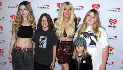 Tori Spelling Shows Off New Body Piercing She Got With Her Kids for Mother's Day