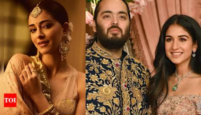 Ananya Panday sends her best wishes to newlywed couple Anant Ambani and Radhika Merchant | Hindi Movie News - Times of India