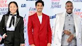 Statement Suiting Is Trending on Independent Spirit Awards 2024 Red Carpet: Taylor Zakhar Perez Goes Red in Alexander McQueen, Colman...