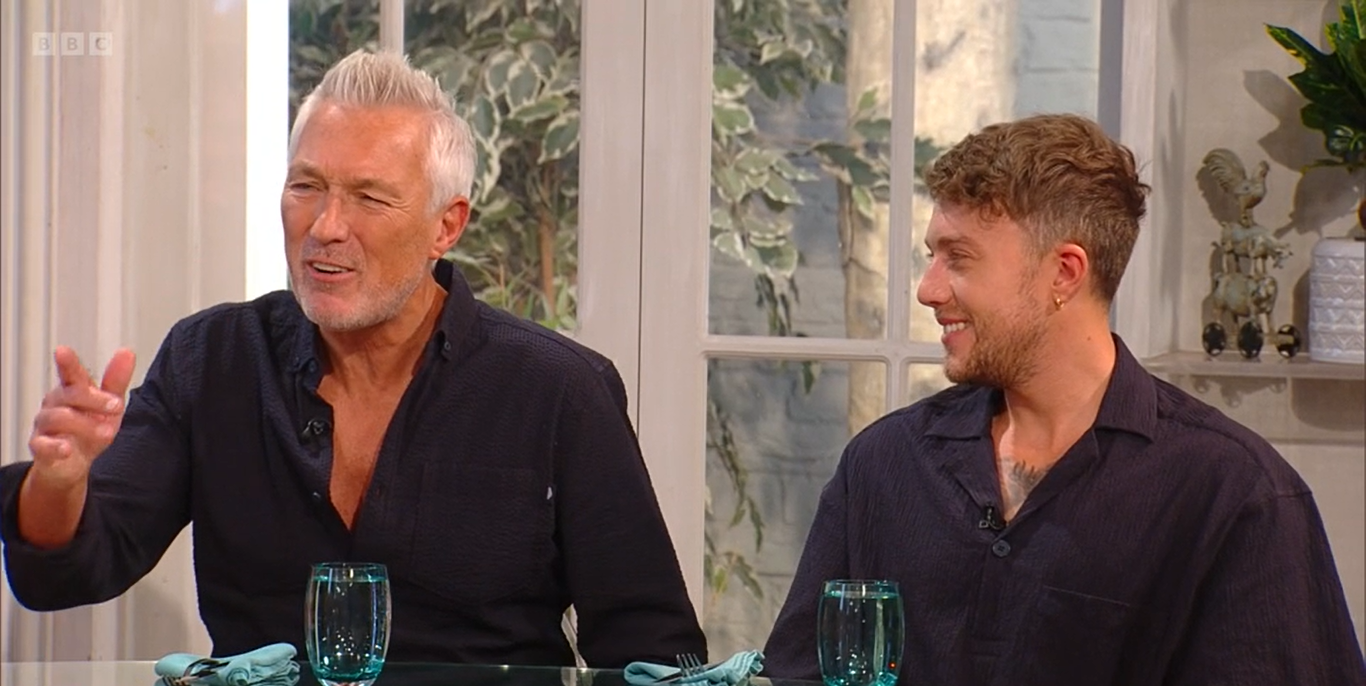 Roman Kemp embarrassed by dad Martin Kemp on Saturday Kitchen