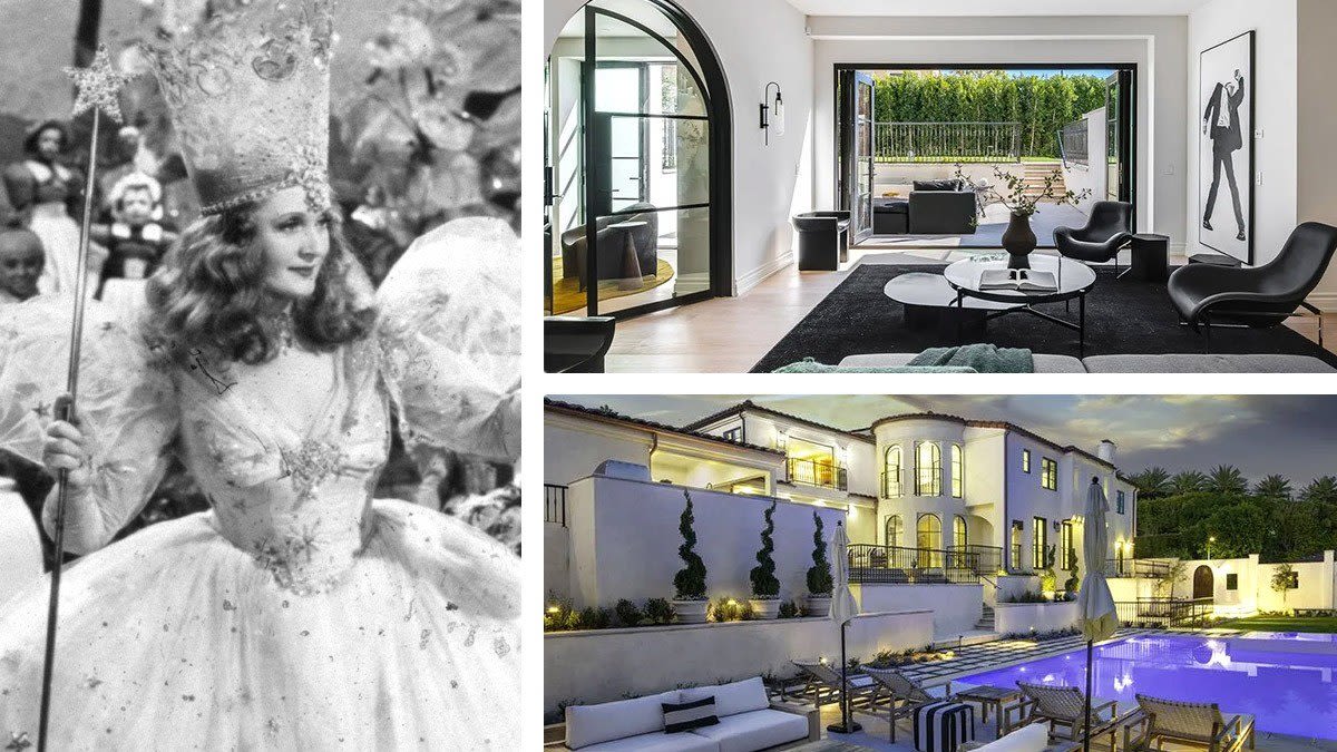 No Place Like Home: Beverly Hills Estate Once Owned by 'Glinda the Good Witch' Magically Appears on the Market