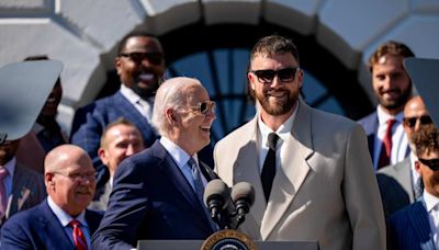 Secret Service Clarifies ‘Taser Comment’ About Travis Kelce During White House Visit