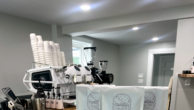 New coffee shop opens on Main Street in Burdett. Meet the Overlook Coffee Company.