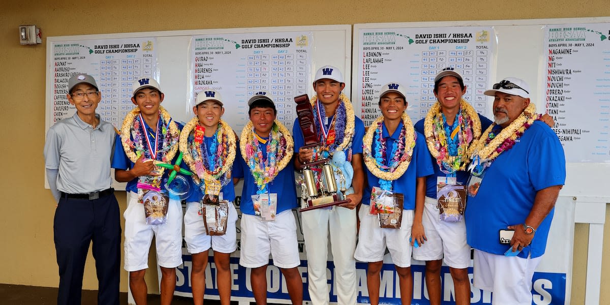 Back-to-back State Champion Waiakea boys golf team returns to PGA High School Invitational