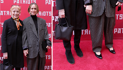 Sarah Paulson and Holland Taylor Coordinate in Black Shoes for ‘Patriots’ Broadway Premiere
