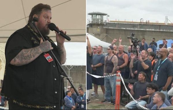 Jelly Roll performs at Oregon prison that allows live music for first time in 20 years