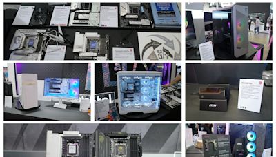 COMPUTEX 2024：微星展出Intel、AMD新一代主機板，新水冷的小螢幕可傾斜、支援多顯卡大功率電源年底問世、三款新機殼包括更柔和的木質風 - Cool3c