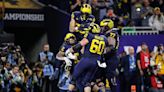 Michigan football national champs brought on stage at NFL draft to start Day 2 in Detroit