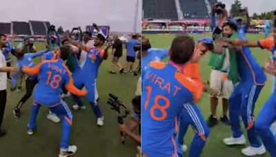 Virat Kohli, Arshdeep Singh break into bhangra dance as India celebrate T20 World Cup final win