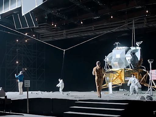 Watch Scarlett Johansson fake a moon landing in new 'Fly Me To The Moon' trailer (video)