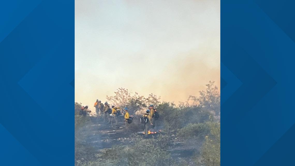 Crews battling 87 Fire in Tonto National Forest