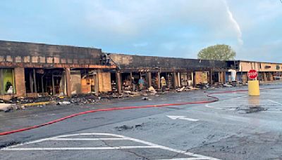 Fire at Unity shopping plaza damages multiple businesses