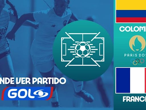 GOL Caracol TV transmitió el partido Colombia 2-3 Francia por fútbol femenino de París 2024