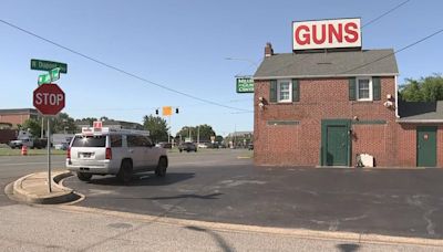 Burglars in New Castle used flatbed truck to break into gun store, steal several firearms, police say