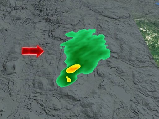 Akron chemical fire visible on Cleveland radar