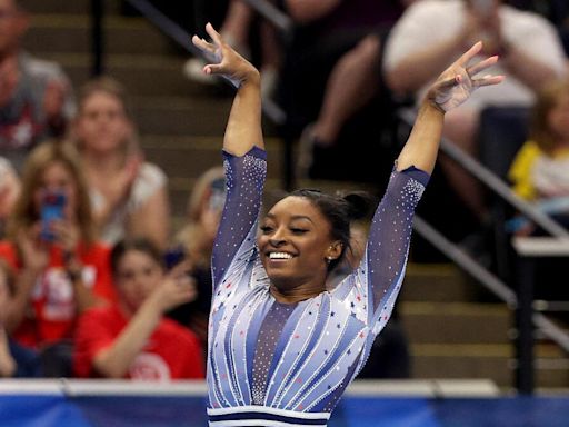 U.S. Trials: Simone Biles moves closer to third Olympic trip