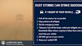 Dust storms close part of Interstate 55 and 74