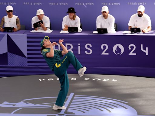 Australian Olympic Break Dancer goes viral for 'Kangaroo' moves