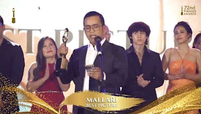 Mallari wins big at 72nd FAMAS Awards - BusinessWorld Online