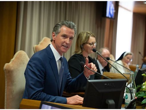 California Governor Gavin Newsom Joins Pope Francis at the Vatican Climate Summit, Calls for Global Action on Climate Crisis