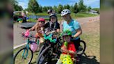 Disco bike ride in Dieppe part of a national event