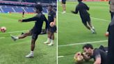 Dortmund star Adeyemi's insane skill before PSG clash leaves Hummels on floor