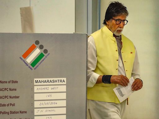 Amitabh Bachchan, SRK, Other Bollywood Celebs Vote In Mumbai In 5th Phase